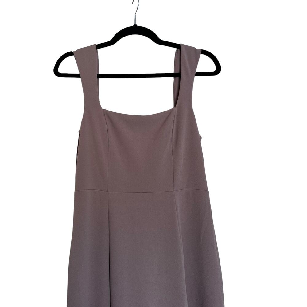 show me your mumu paris gown maxi dress dune brown stretch women large - Picture 8 of 13